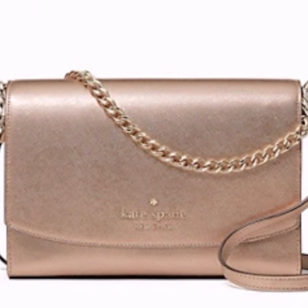 Kate Spade Metallic Rose Clutch - Picture 4 of 8